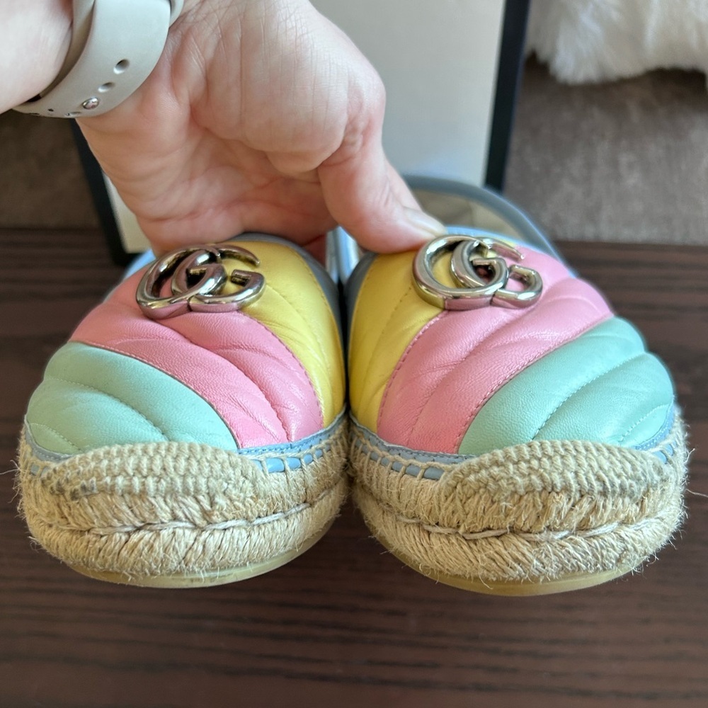 Gucci GG Marmont Pastel Espadrilles